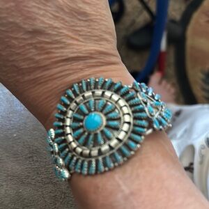 Turquoise and Silver Bracelet